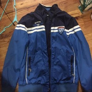 Proca Jacket Mens Blue White Navy